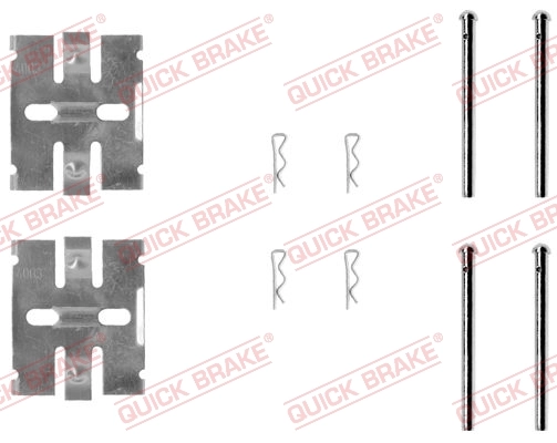 Accessory Kit, disc brake pad